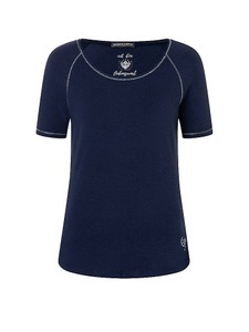 The Spirit of OM, THE SPIRIT OF OM Damen Yogashirt Raglan Bambus dunkelblau | S, THE SPIRIT OF OM Damen Yogashirt Raglan Bambus dunkelblau | S