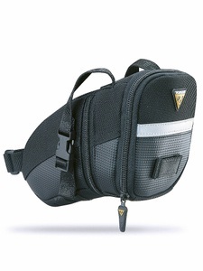 Topeak, TOPEAK Satteltasche Aero Wedge Pack Strap schwarz | L, TOPEAK Satteltasche Aero Wedge Pack Strap schwarz | L
