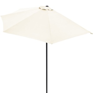 Kingsleeve, Kingsleeve Terrassen-Sonnenschirm Creme UV-Schutz 50+, Terrassen-Sonnenschirm Creme UV-Schutz 80+