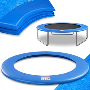 Monzana ®, Coussin de protection des ressorts Ø183-426cm bleu, Trampolin Randabdeckung Blau Ø244cm V1