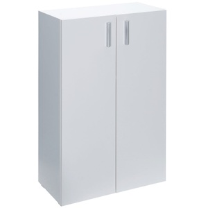 Casaria, Mehrzweckschrank Vela Weiß 115,5x31x60cm, Mehrzweckschrank Vela Weiß 116x30x60cm