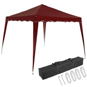 Deuba®, Deuba Faltpavillon Capri - Popup 3x3m weinrot, Faltpavillon Capri - Popup Weinrot 3x3m