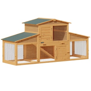 CADOCA, CADOCA Hasenstall 210 x 71 x 100 cm - 2 Etagen, 
