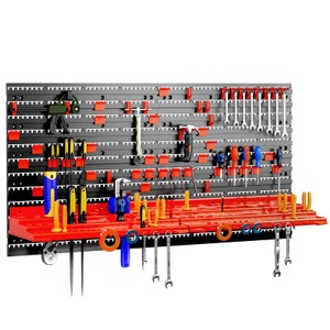 Monzana ®, Werkzeugwand Schwarz/Rot 54-tlg. 95x54cm, 