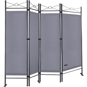 Deuba®, Deuba Paravent Anthrazit 180x163cm, Paravent Lucca Anthrazit 180x163cm