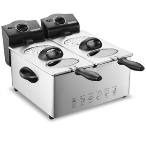 Deuba®, Deuba Friteuse - 2x3 Liter, 