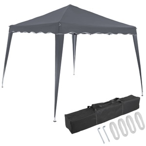 Deuba®, Deuba Faltpavillon Capri - Popup 3x3m Anthrazit, Faltpavillon Capri - Popup Anthrazit 3x3m