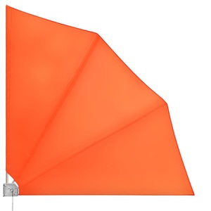 Deuba®, Deuba Balkonfächer Orange 140x140cm klappbar, Balkonfächer Orange 140x140cm klappbar