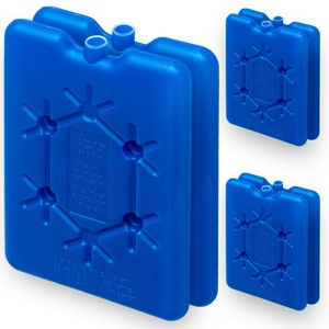 Markenartikel, Markenartikel 6er Set Kühlakkus - je 200ml - 15 x 8 x 4 cm, Kühlakkus 6er-Set Blau 16,5x11x1,5cm