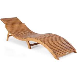 Casaria, Casaria Faltbare Sonnenliege Akazienholz FSC®-zertifiziert, Faltbare Sonnenliege Akazienholz FSC®-zertifiziert