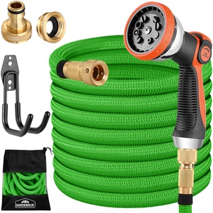 Gardebruk, Gartenschlauch Grün 15m flexibel, Gartenschlauch Grün 15m flexibel