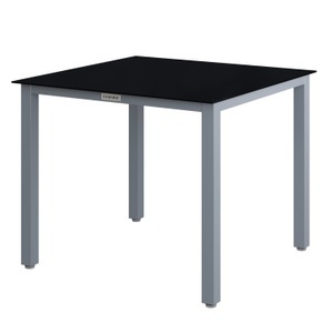 Casaria, Gartentisch Bern Silber Alu 90x90x75cm