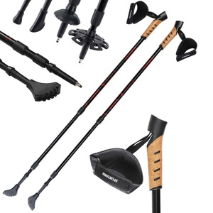 Deuba®, Deuba Sportana Nordic Walking Stöcke - rot, Sportana Nordic Walking Stöcke Rot