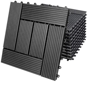 Deuba®, Deuba® WPC Fliesen 11er-Set Klassik Mosaik - 30x30cm, WPC Fliesen 11er-Set Mosaik - 30x30cm