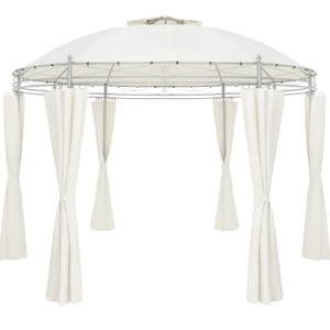 Casaria, Casaria Pavillon Toscana Beige Ø3,5m UV-Schutz 50+, Pavillon Toscana Beige Ø3,5m UV-Schutz 50+