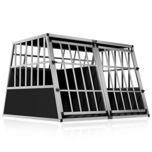 CADOCA, CADOCA Hundetransportbox XXL 97x90x70cm Alu, 