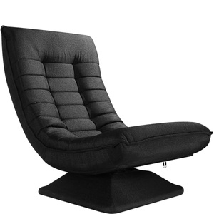 Casaria, Relaxsessel Aberdeen Schwarz Stoff, Relaxsessel Aberdeen Schwarz Stoff