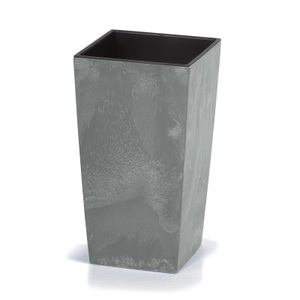 Markenartikel, Markenartikel Blumentopf Betonoptik Grau 49L, Blumentopf Betonoptik Grau 49L