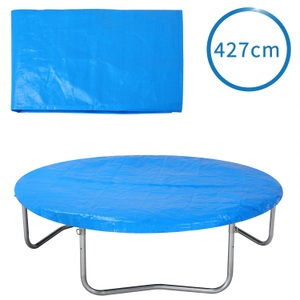 Monzana ®, monzana Abdeckung Trampolin Blau Ø426cm, Abdeckung Trampolin Blau Ø426cm