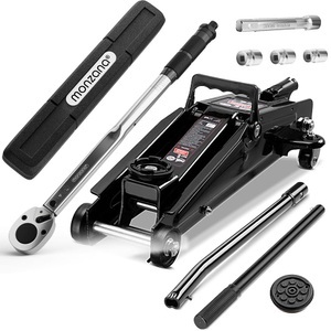 Deuba®, Wagenheber mit 3t Hubgewicht + Drehmomentschlüssel, Wagenheber 3t 135-400mm + Drehmomentschlüssel