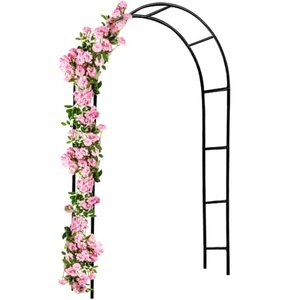 Gardebruk, Gardebruk Rosenbogen Schwarz 240x140x37cm, Rosenbogen Schwarz 240x140x37cm