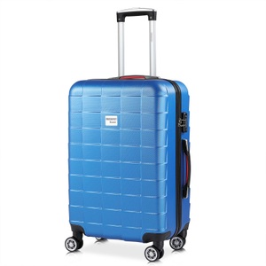 Monzana ®, Monzana ® Koffer Hartschale Exopack Blau L aus ABS 80l 65x41x27cm, 