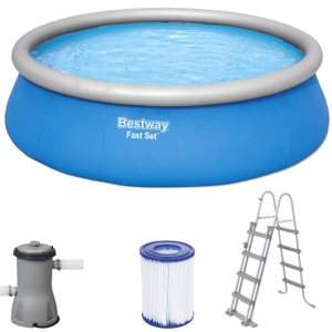 Bestway, Bestway Fast Set Pool Set Ø 457cm, Bestway Fast Set Pool Set Ø 457cm