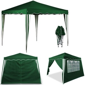Deuba®, Faltpavillon Capri Grün 3x3m inkl. 2 Seitenwänden, Faltpavillon Capri Grün 3x3m inkl 2 Seitenwänden