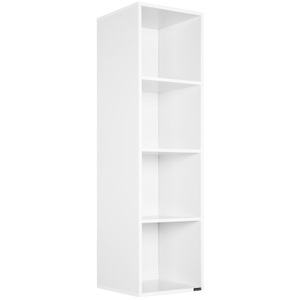 Casaria, Bücherregal Skylar Weiß 106x30x30cm