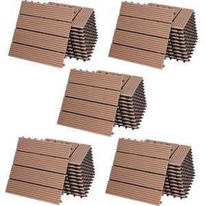 Deuba®, WPC Fliesen 55er-Set Klassik Terrakotta - 30x30cm, WPC Fliesen 55er-Set Klassik Terrakotta - 30x30cm
