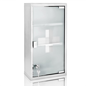 undefined, Erste Hilfe-Medizinschrank groß mit Schlüssel, Erste Hilfe-Medizinschrank groß mit Schlüssel