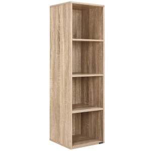Casaria, Bücherregal Skylar Eiche 106x30x30cm