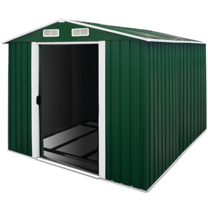 Deuba®, Deuba Gerätehaus Grün Metall 312x257x177,5cm, Geräteschuppen Grün Metall 260x315x180cm