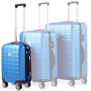 Monzana ®, Monzana ® Koffer Hartschale Exopack Blau M aus ABS 40l 61x31x21cm, 