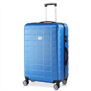 Monzana ®, Monzana ® Koffer Hartschale Exopack Blau XL aus ABS 116l 76x51x30cm, Hartschalenkoffer XL Rollen 360º Reisekoffer 105L Blau ABS