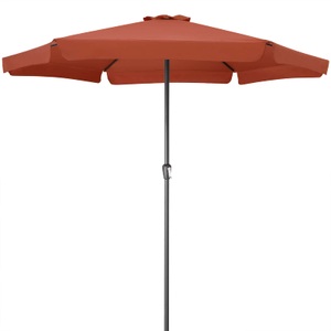 Detex, Sonnenschirm Terrakotta Ø330cm mit Kurbel, Sonnenschirm Maui Terrakotta Ø330cm UV-Schutz 80+