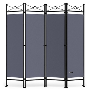 Deuba®, Deuba Paravent Anthrazit 180x163cm, Paravent Lucca Anthrazit 180x163cm