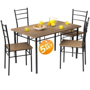 Casaria, Sitzgruppe Leo 5-tlg. Braun, Sitzgruppe Leo 5-tlg Braun