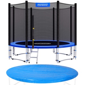 Monzana ®, Trampolin Ø305cm inkl. Sicherheitsnetz TÜV SÜD GS Abdeckung, Trampolin Ø305cm inkl Sicherheitsnetz TÜV SÜD GS Abdeckung