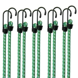 Deuba®, Deuba 10 x Spanngummi Gepäckgummi Expander 61 x 8 mm Ø, Spanngummi 10er-Set Grün Expander 61cm