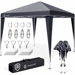 Deuba®, Deuba Faltpavillon Capri - Popup 3x3m Anthrazit, Faltpavillon Capri - Popup Anthrazit 3x3m