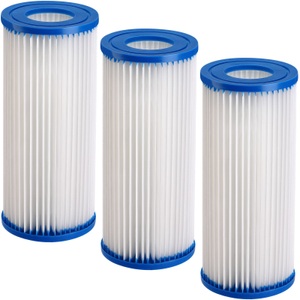 Monzana ®, Filterkartusche 3er-Set Blau 20,5x10,5cm, Filterkartusche 3er-Set Blau 20,5x10,5cm