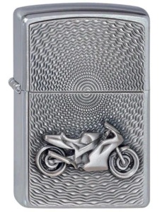 Zippo, Zippo-Feuerzeug Bike, mit gratis Gravur - Zippo Feuerzeuge