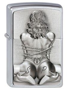 Zippo, Zippo Bondage Girl - Zippo Feuerzeuge, Zippo Feuerzeug Bondage Girl ? Provokantes Design mit Gratis Gravur - Zippo Feuerzeuge