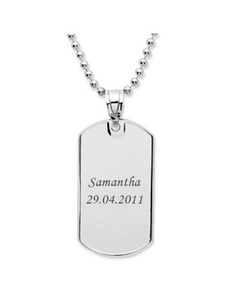 Unique, Silberne Kette mit Anhänger - Anhänger, Silberkette mit Anhänger ? Für jeden Look geeignet - Halsketten und Anhänger