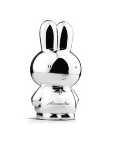 Zilverstad, Personalisierbare versilberte Spardose Miffy, Versilberte Spardose 