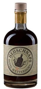 Hotel Wetterhorn Hasliberg, HEUSCHNAPS aus Kernobst - Träsch 50 cl / 25 % Schweiz, Cantina 1313 Geräucherter Heuschnaps (500ml)