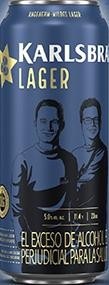 Karlsberg Brauerei, KARLSBRÄU mildes LAGER Bier Dose 500 ml / 5 % Deutschland, 
