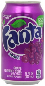 Fanta Grape UVA 355 ml USA