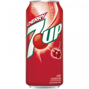 Dr Pepper / Seven Up Inc., 7 Up Cherry 330 ml UK, 7 Up Cherry 330ml